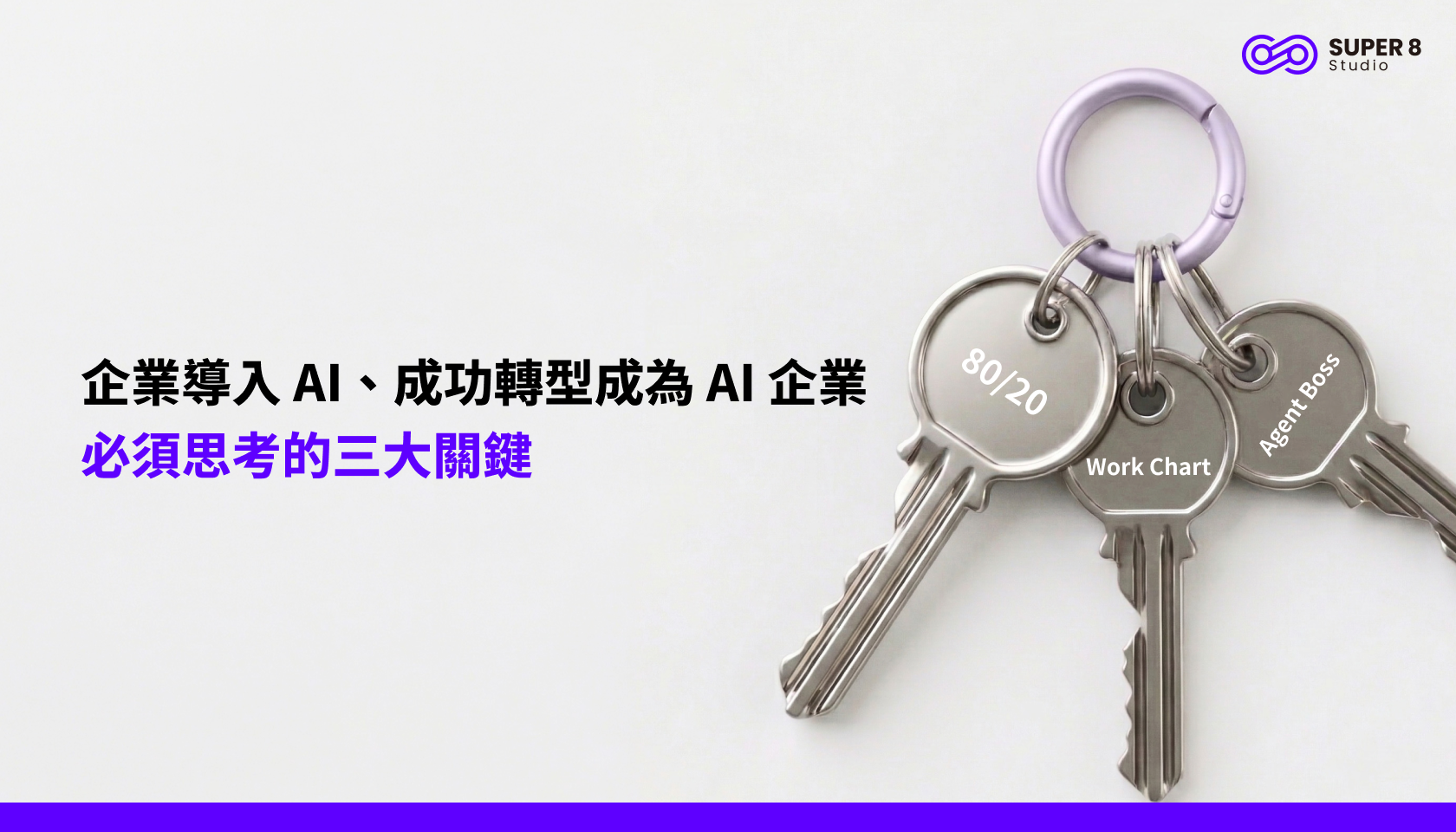 企業導入 AI、成功轉型成為 AI 企業必需思考的三大關鍵